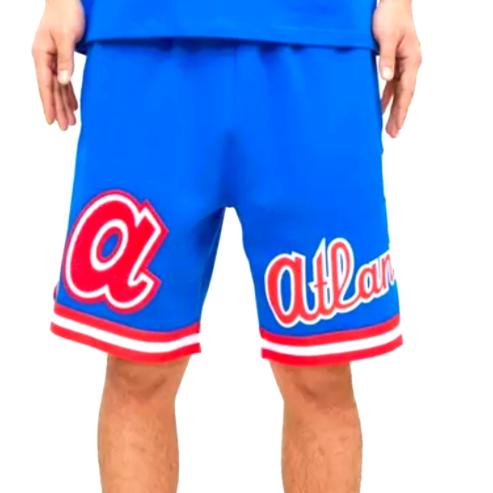 NWT Pro Standard Atlanta Braves Cooperstown patch shorts size Medium